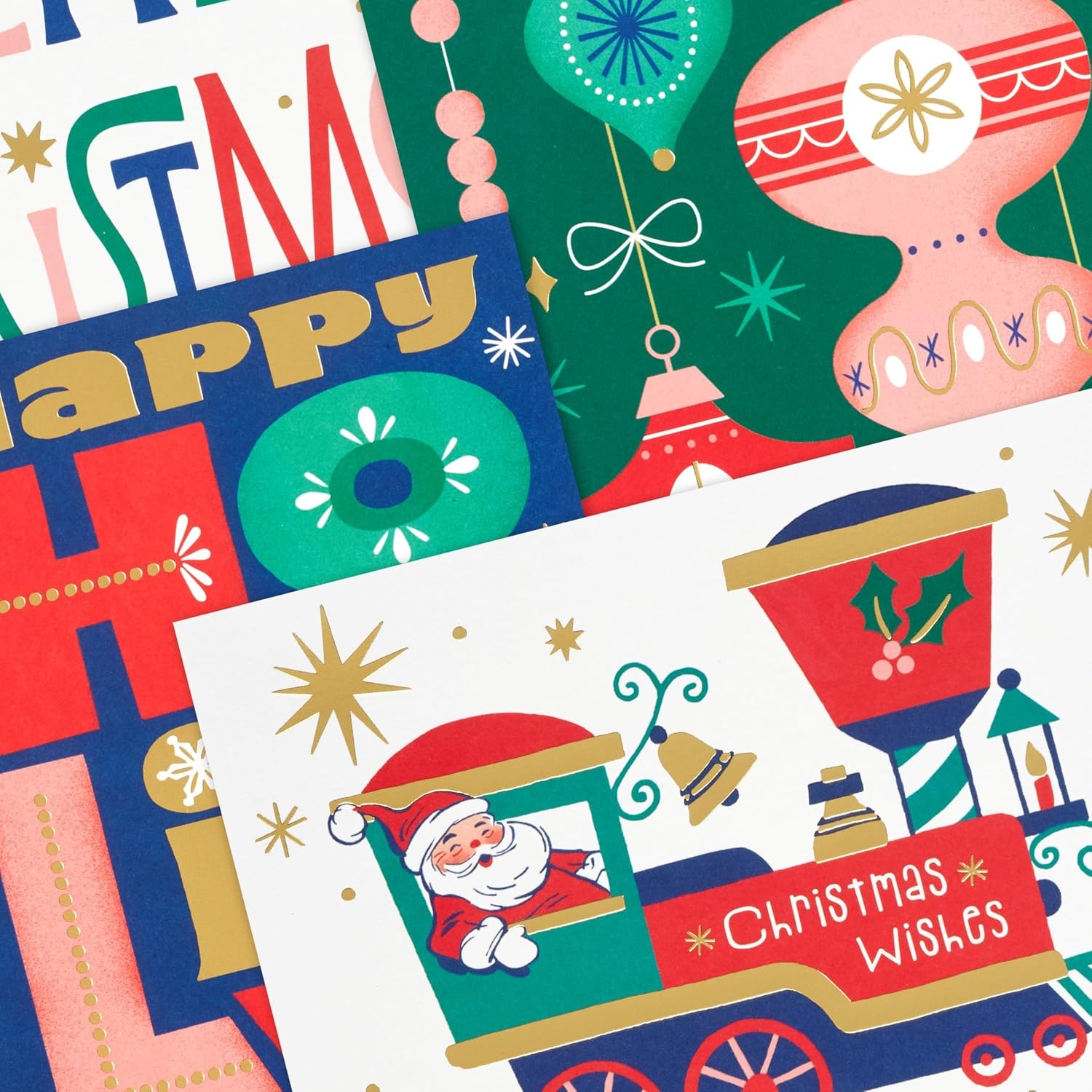 image:imageHallmark Boxed Christmas Cards Assortment Vintage Holidays 6 Designs 36 Cards with EnvelopesRetro Christmas