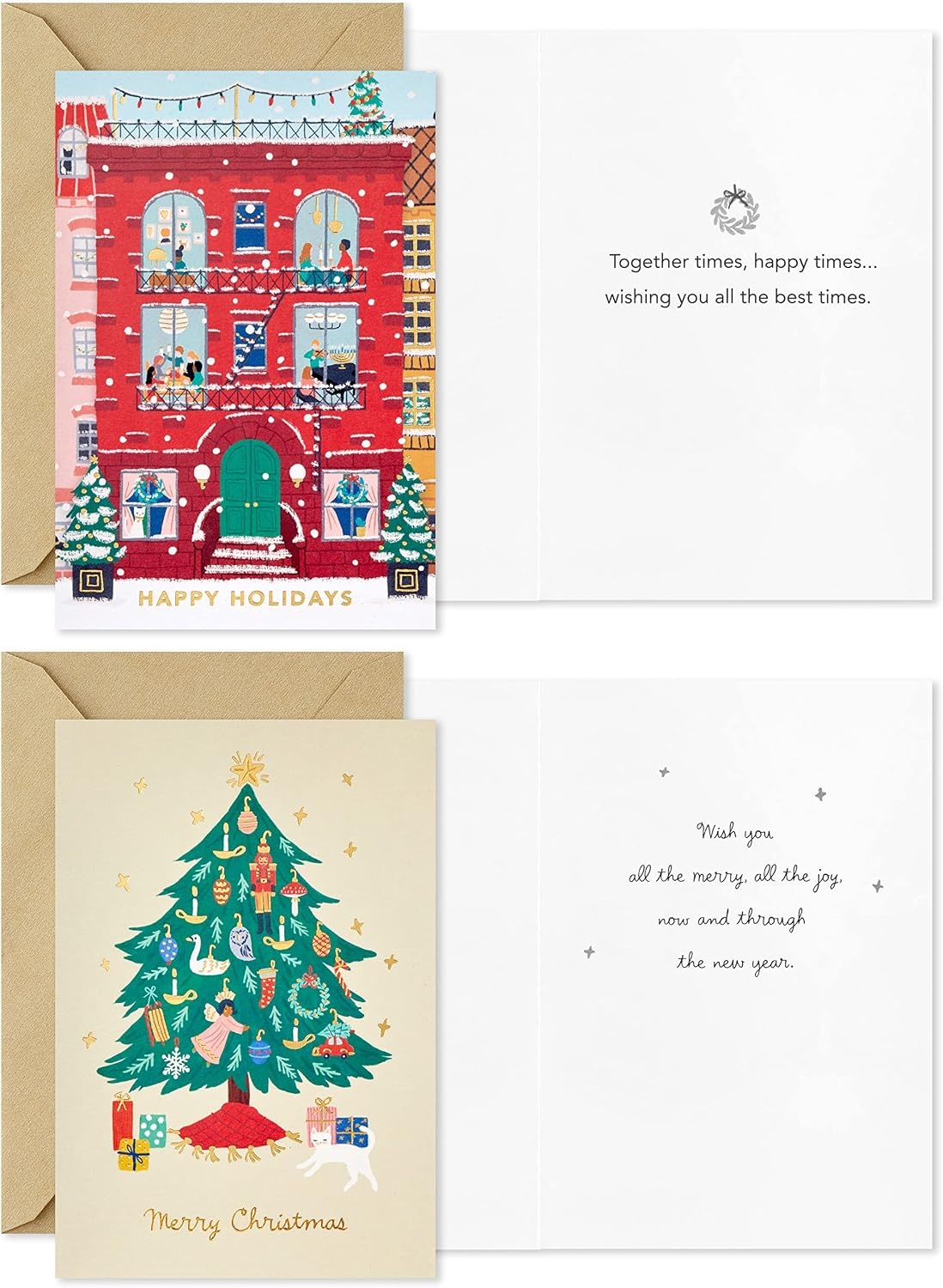 image:imageHallmark Boxed Christmas Cards Assortment Vintage Holidays 6 Designs 36 Cards with EnvelopesVintage Holidays