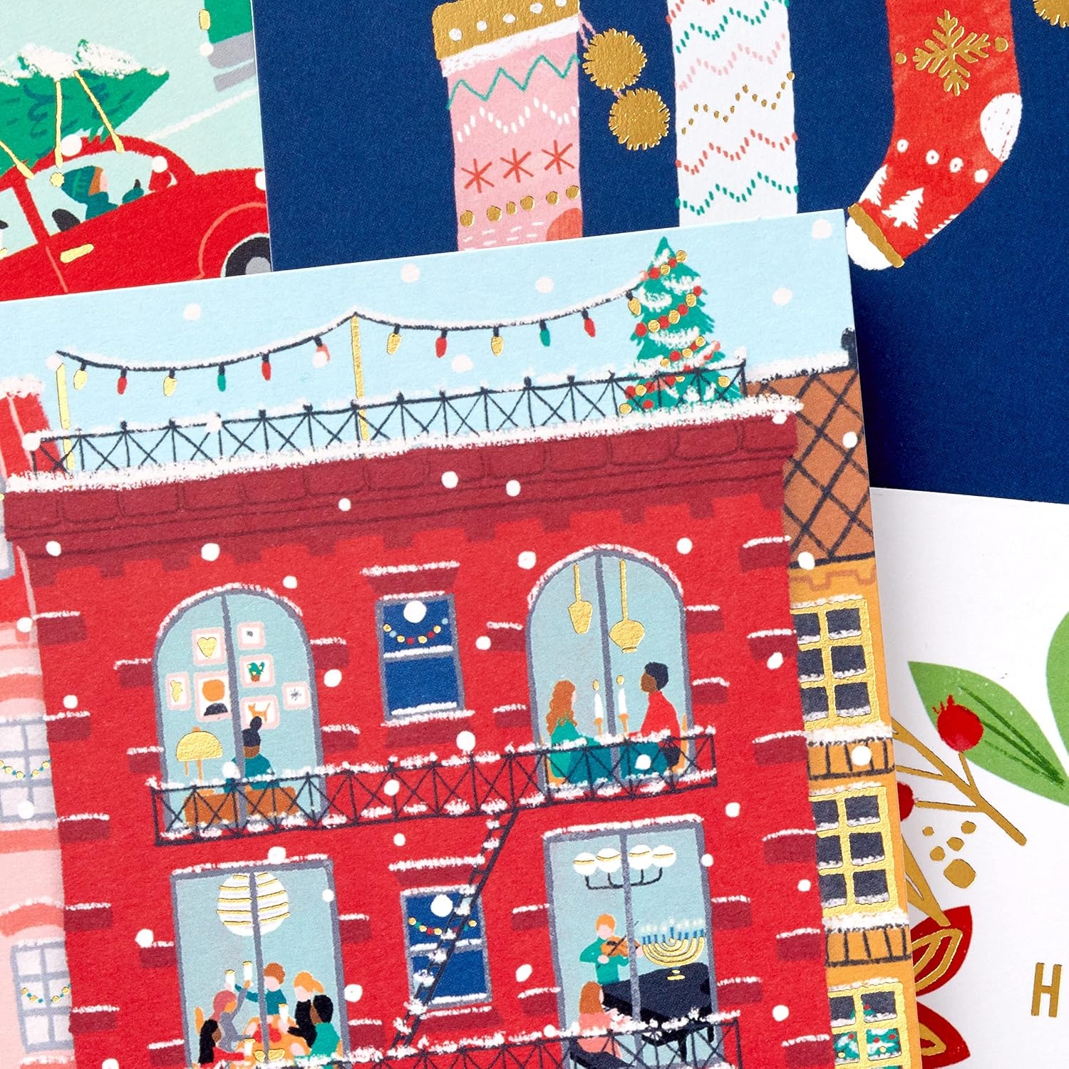 image:imageHallmark Boxed Christmas Cards Assortment Vintage Holidays 6 Designs 36 Cards with EnvelopesVintage Holidays