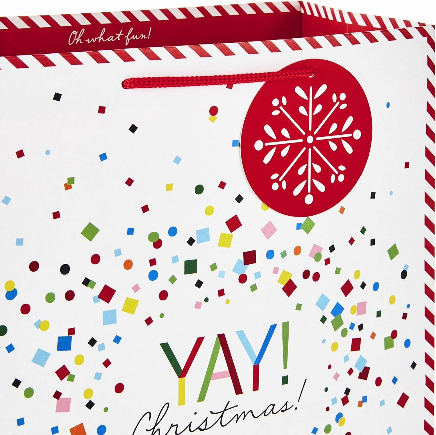 image:imageHallmark Colorful Christmas Gift Bag Assortment 8 Bags 2 Small 6 2 Medium 9 2 Large 13 2 Bottle Bags Minimalist Trees Pink Teal Yellow GreenPeace Joy Merry Bundle