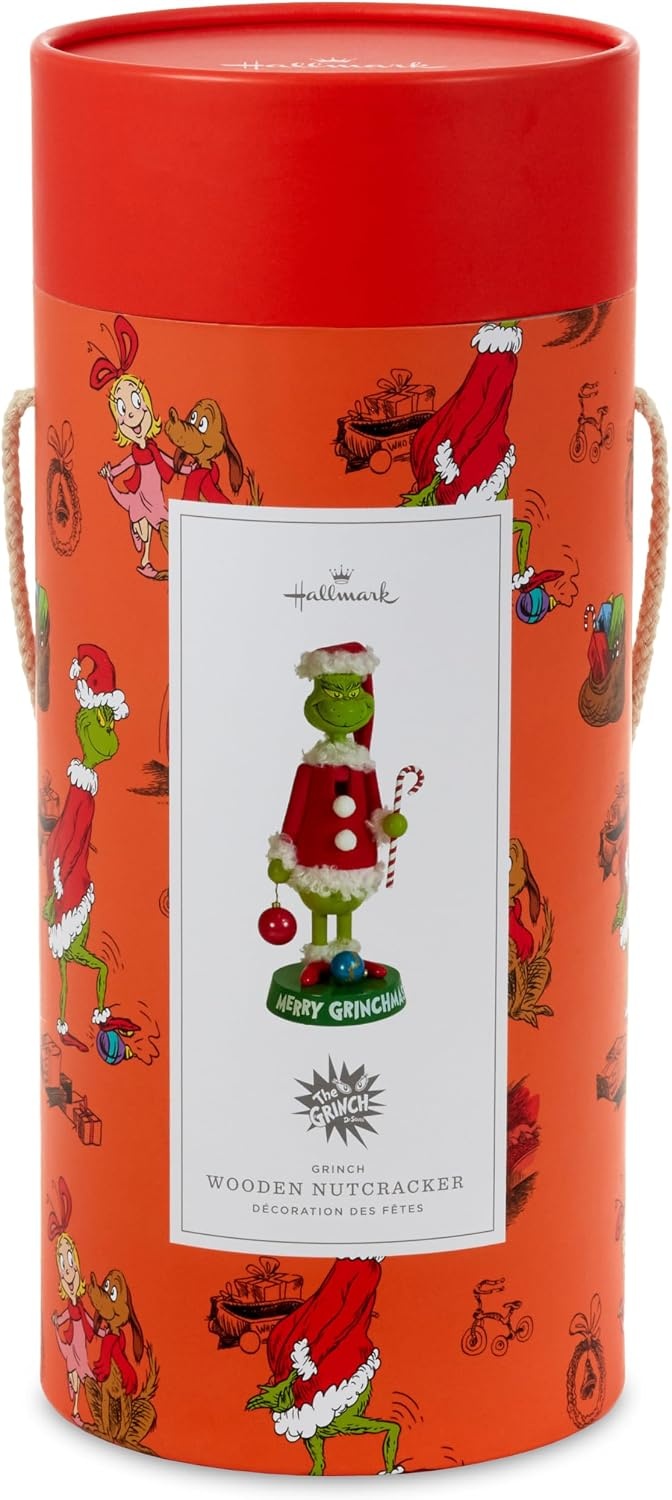 image:imageHallmark Dr Seusss How The Grinch Stole Christmas Nutcracker Figurine 12 Grinch in Santa Suit Gift for Fans and Collectors