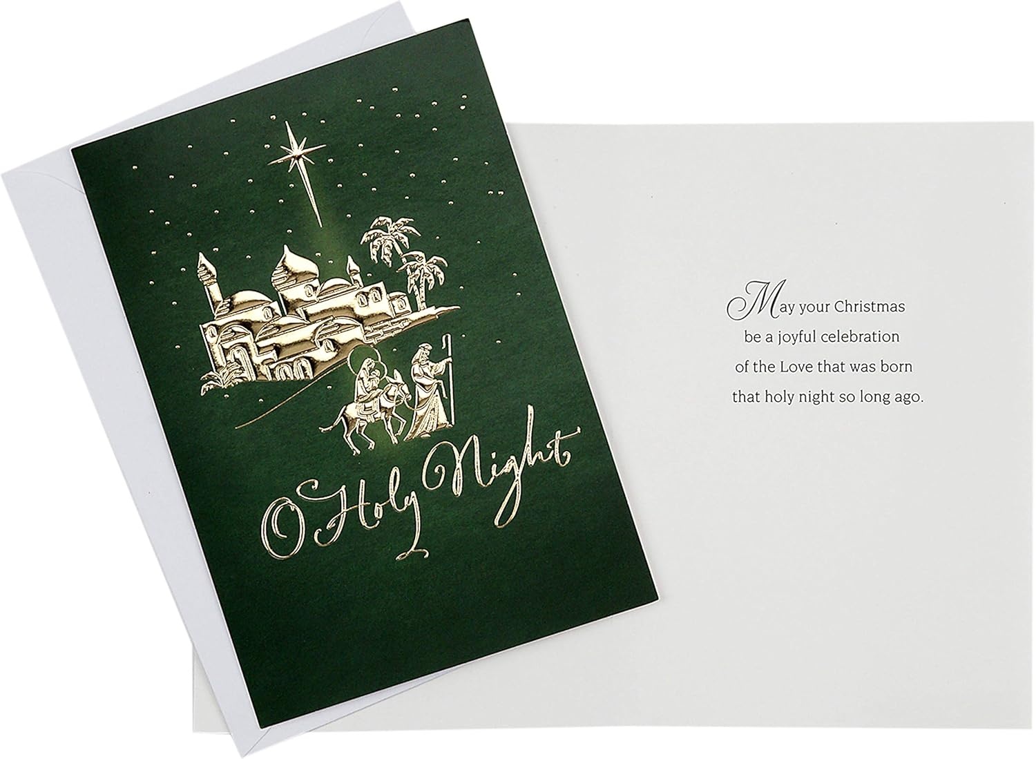 image:imageHallmark Image Arts Religious Boxed Christmas Cards Assortment 4 Designs 24 Christmas Cards with EnvelopesGold Foil Icons