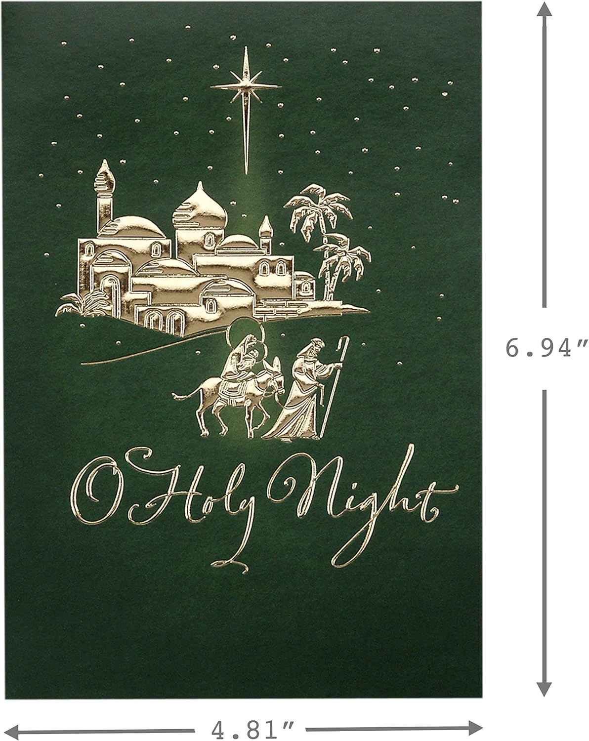 image:imageHallmark Image Arts Religious Boxed Christmas Cards Assortment 4 Designs 24 Christmas Cards with EnvelopesGold Foil Icons