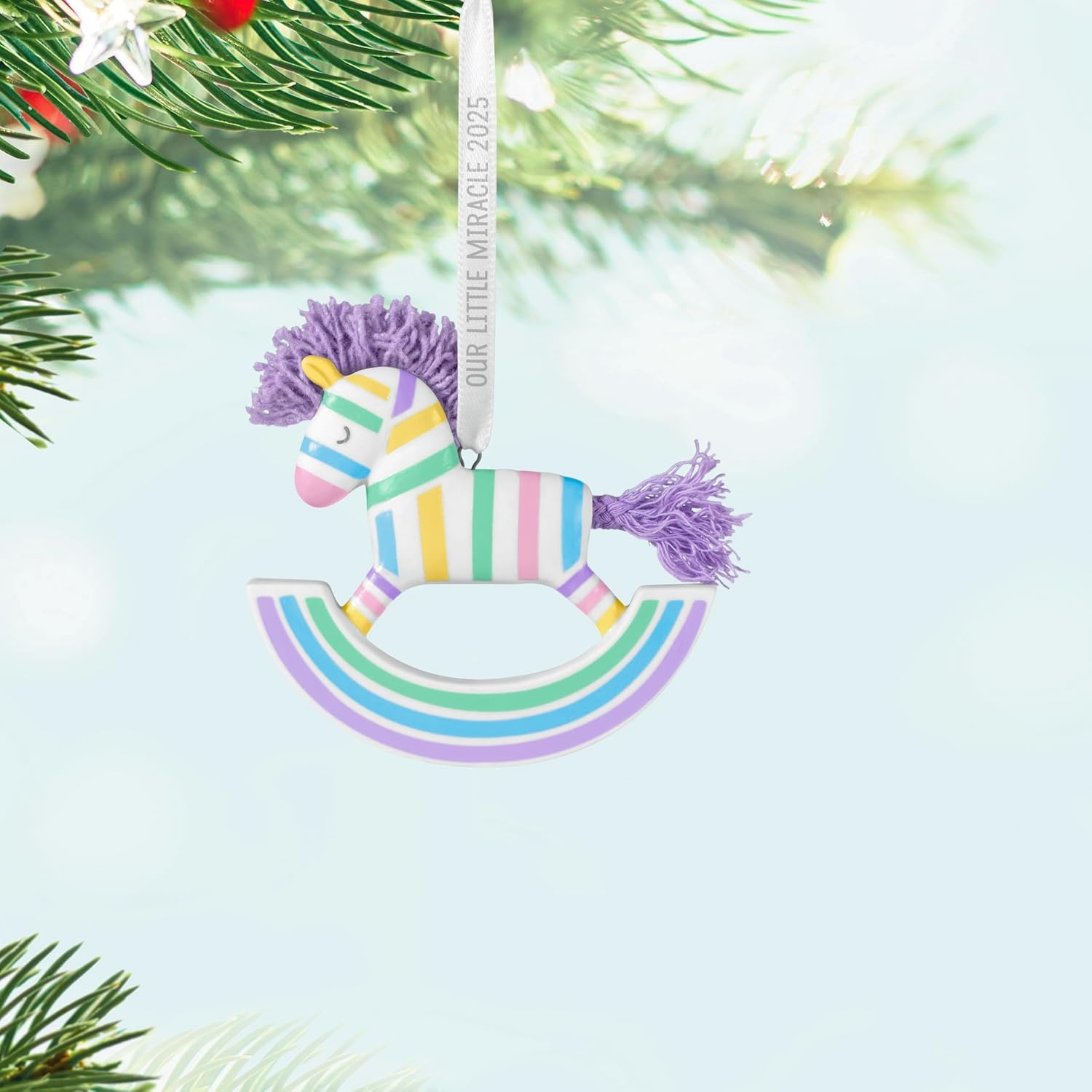 image:imageHallmark Keepsake Christmas Ornament Our Little Miracle 2025 Porcelain New Baby Gifts2025 Our Little Miracle