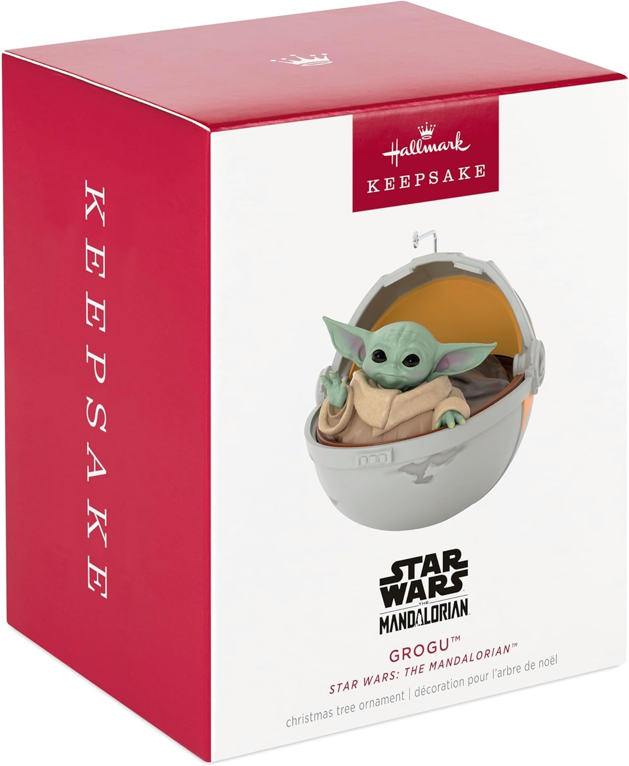 image:imageHallmark Keepsake Christmas Ornament Star Wars The Mandalorian Grogu Operating IG12 with Sound Gifts for Star Wars FansGrogu