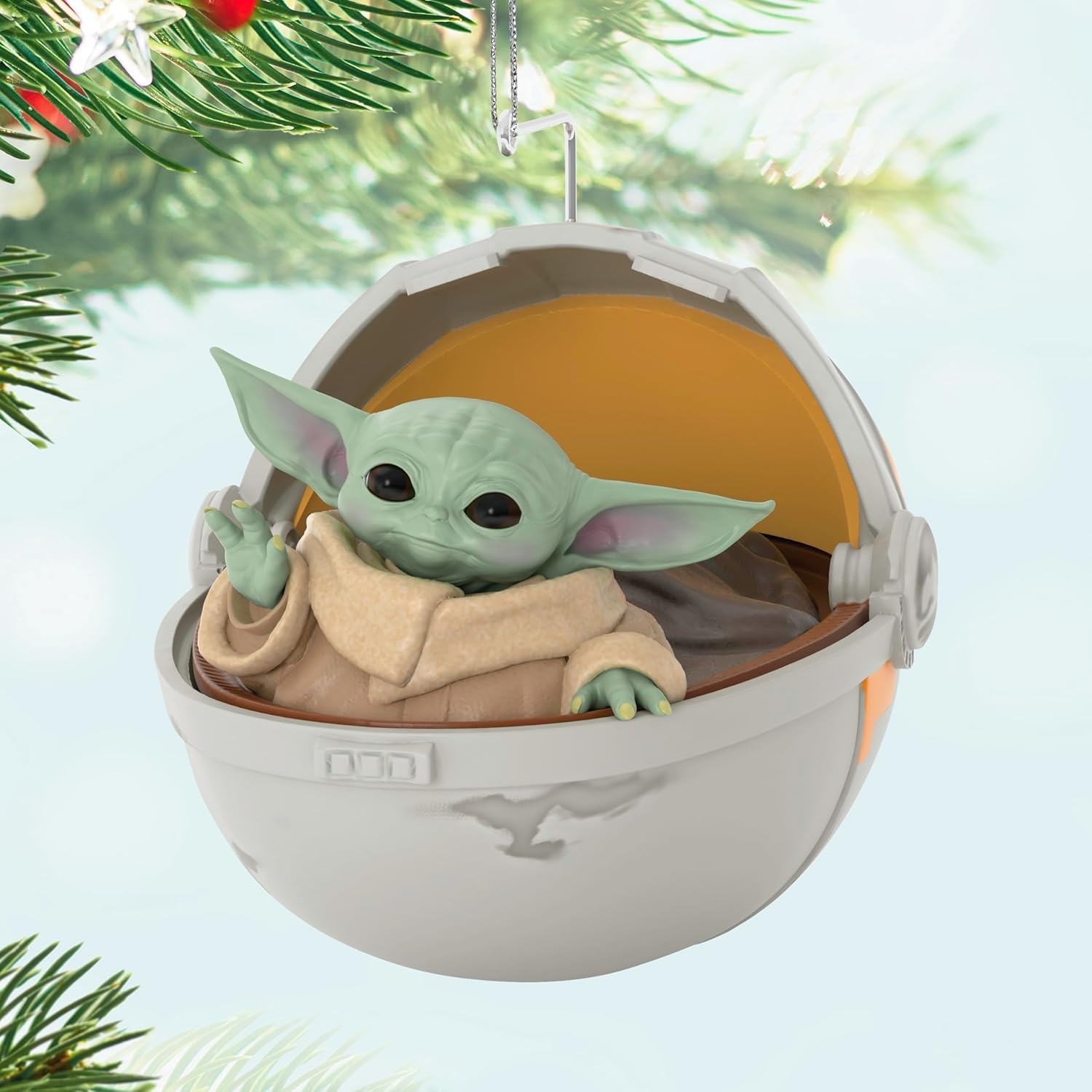 image:imageHallmark Keepsake Christmas Ornament Star Wars The Mandalorian Grogu Operating IG12 with Sound Gifts for Star Wars FansGrogu