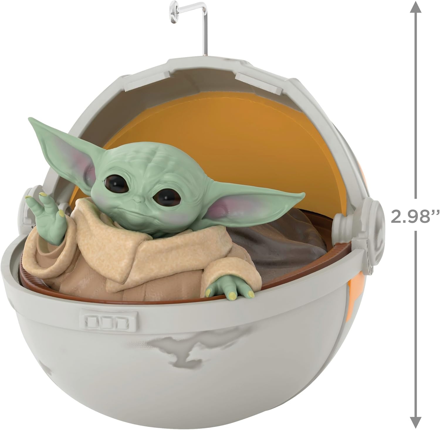image:imageHallmark Keepsake Christmas Ornament Star Wars The Mandalorian Grogu Operating IG12 with Sound Gifts for Star Wars FansGrogu