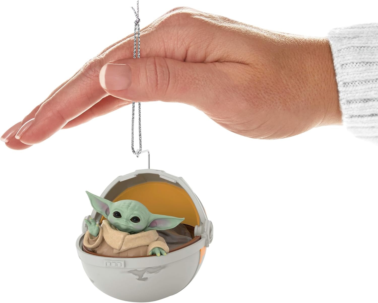 image:imageHallmark Keepsake Christmas Ornament Star Wars The Mandalorian Grogu Operating IG12 with Sound Gifts for Star Wars FansGrogu