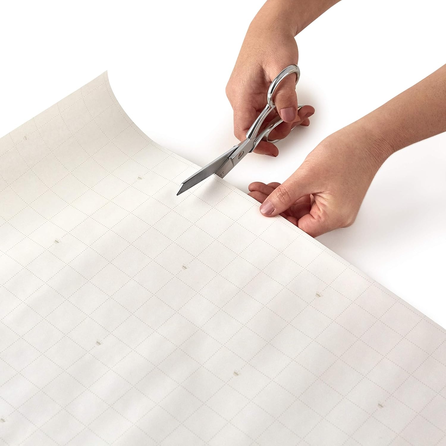 image:imageHallmark Minimalist Christmas Wrapping Paper with Cut Lines on Reverse 3 Rolls 120 sq ft ttl Red White Gold Trees Stripes DotsRed White Gold Trees Stripes Dots