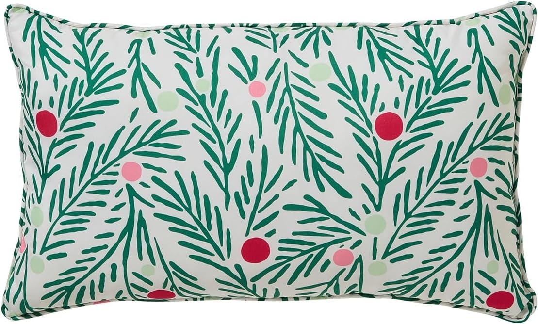 image:imageHallmark QueenFull Size 4Piece Holiday Bedding Set Festive Cozy Comforter 2 Shams Decorative Pillow Lightweight Cozy Home Decor Super Soft Microfiber Fabric WrinkleResistant Red ToileJoy to Your World Green