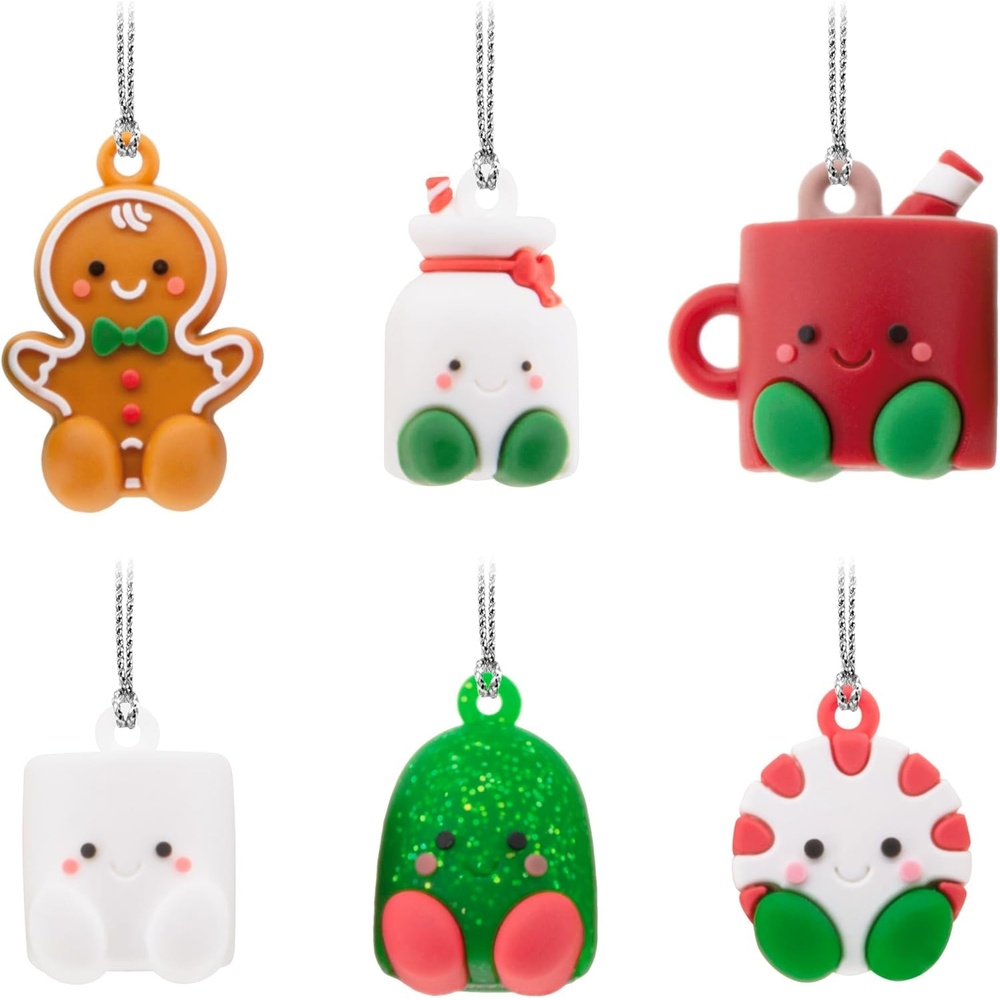 image:imageHallmark Better Together Holiday Mini Christmas Ornaments Shatterproof Set of 6 Food Gifts