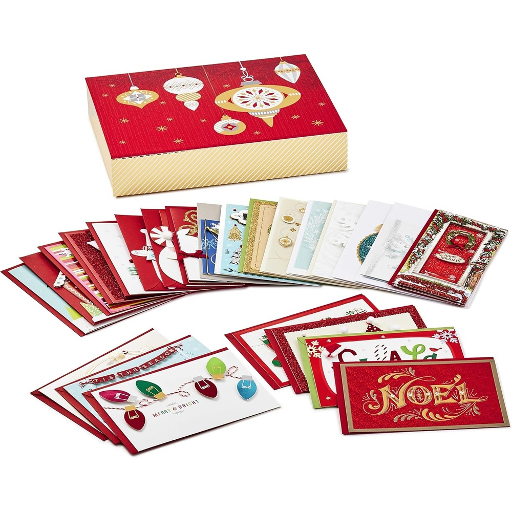 image:imageHallmark Boxed Handmade Christmas Cards Assortment Set of 24 Special Holiday Greeting Cards and Envelopes 1XPX51565 W x 718 H