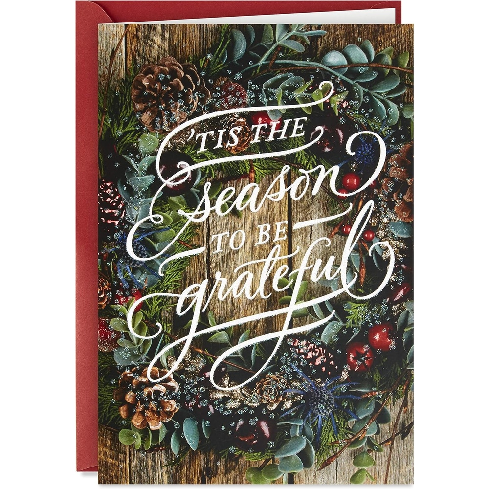 image:imageHallmark Boxed Holiday Cards Every Happiness 16 Christmas Cards and 17 EnvelopesSeasons to be Greatful