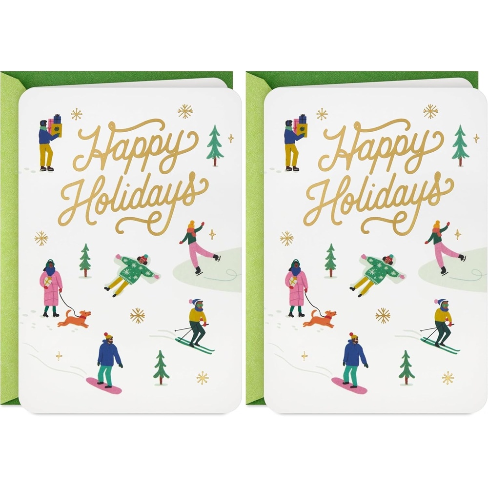 image:imageHallmark Christmas Card More Joy Kindness ThankYous1 CT Pack of 2
