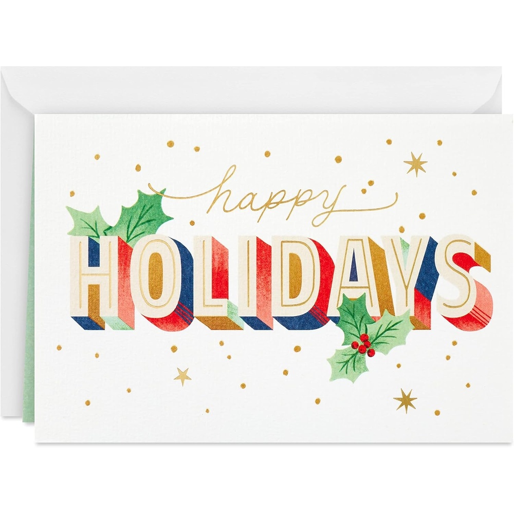 image:imageHallmark Christmas Card More Joy Kindness ThankYous11