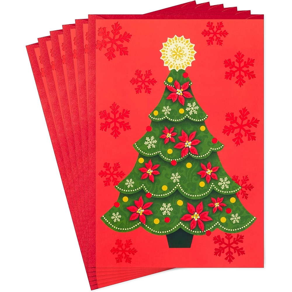 image:imageHallmark Christmas Cards Christmas Tree 6 Cards with EnvelopesChristmas Tree  6 Cards with Envelopes