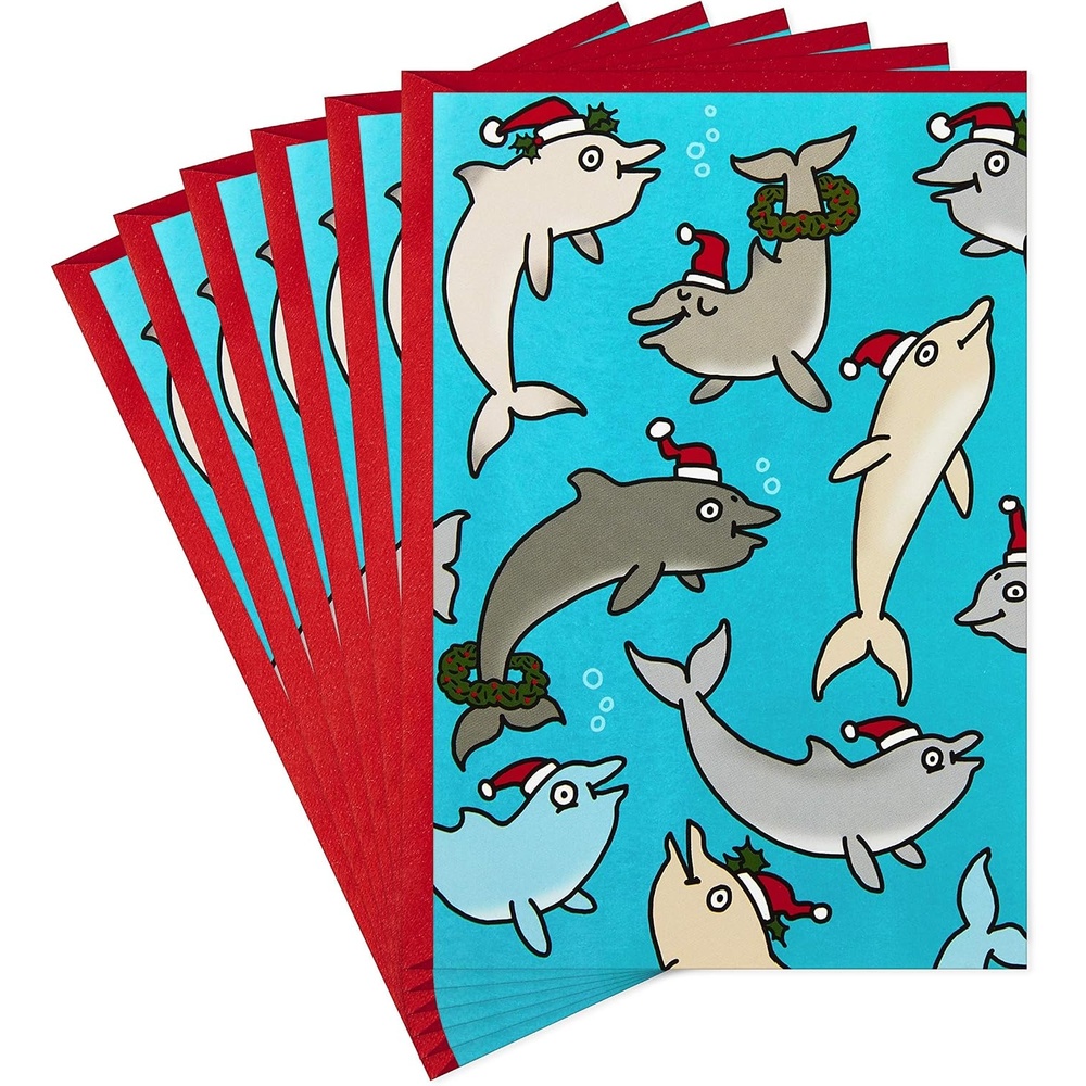 image:imageHallmark Christmas Money or Gift Card Holders 10 Cards with Envelopes Golden Retriever PuppiesAllporpoise  6 Cards With Envelopes