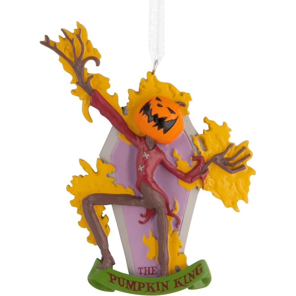 image:imageHallmark Christmas Ornament Disney Tim Burtons The Nightmare Before Christmas Pumpkin King Ornament Gifts for Disney Fans