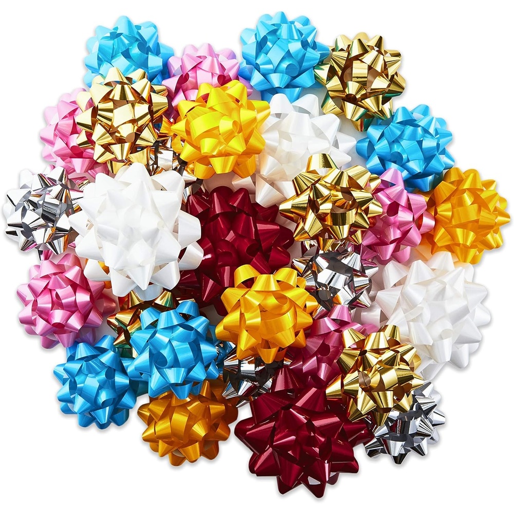 image:imageHallmark Gift Bow Assortment 30 2 Sizes Red White Pink Blue Yellow Silver Gold for Christmas Hanukkah Birthdays Weddings Baby ShowersRed  White  Pink  Blue  Yellow  Silver  Gold