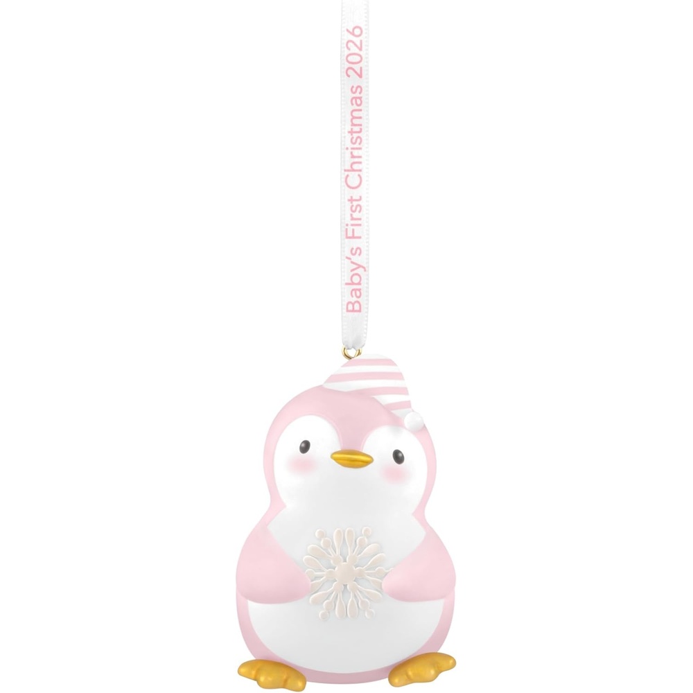 image:imageHallmark Keepsake Christmas Ornament 2025 Baby Girls First Christmas Elephant 20252026 Baby Girls First Christmas