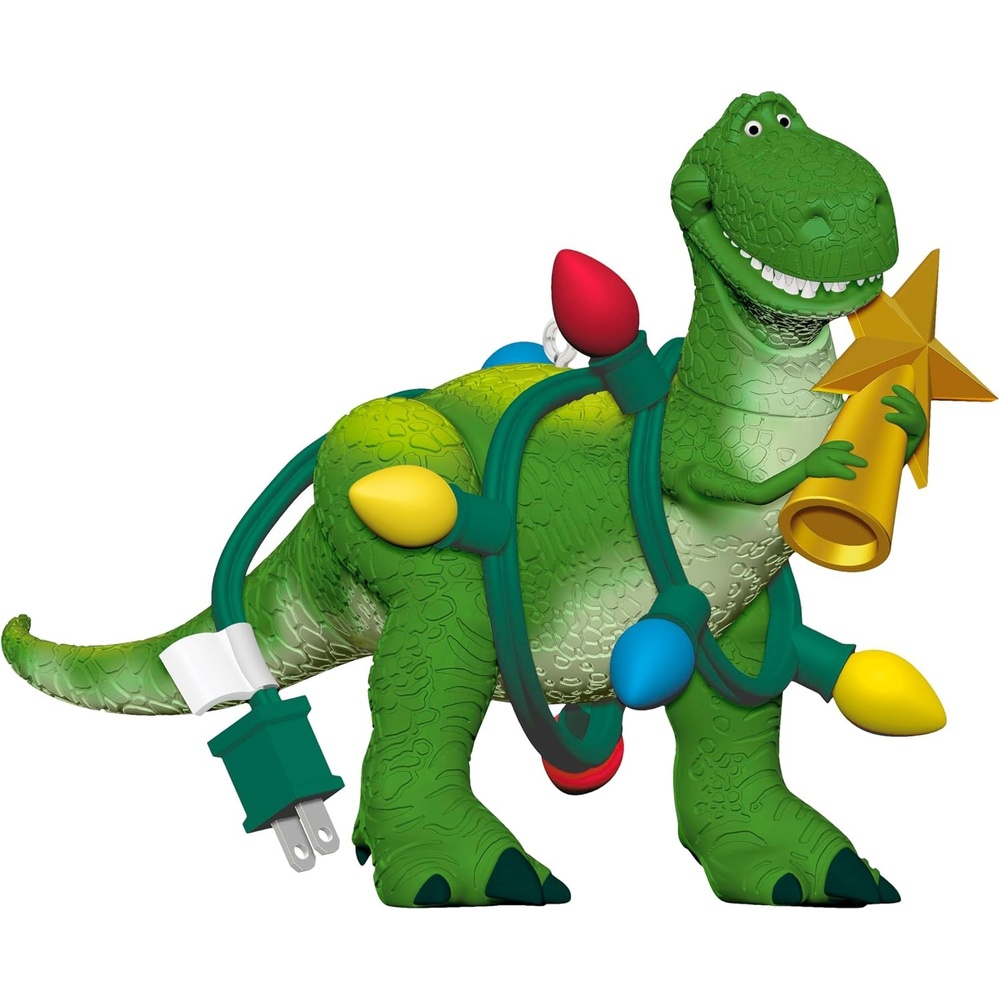image:imageHallmark Keepsake Christmas Ornament 2025 DisneyPixar Toy Story Collection Buzz Lightyear with Light and Sound Gifts for Disney FansWrappedUp Rex
