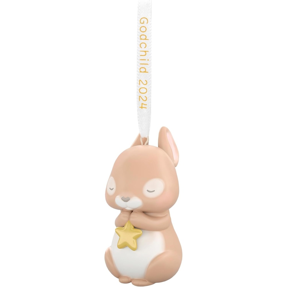 image:imageHallmark Keepsake Christmas Ornament Godchild Snow Angel 20252024 Godchild Bunny