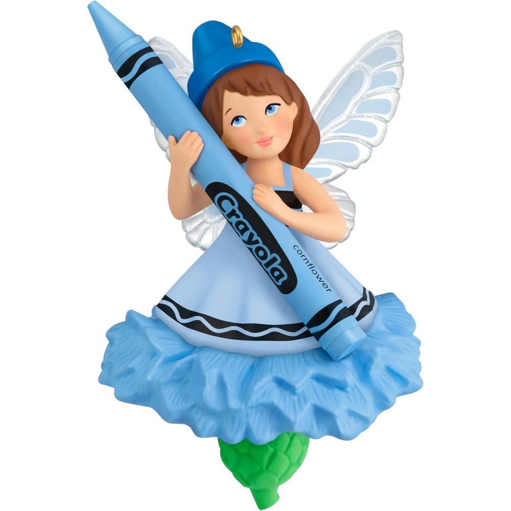 image:imageHallmark Keepsake Crayola Christmas Ornament Shamrock Fairy2026 Crayola Cornflower Fairy