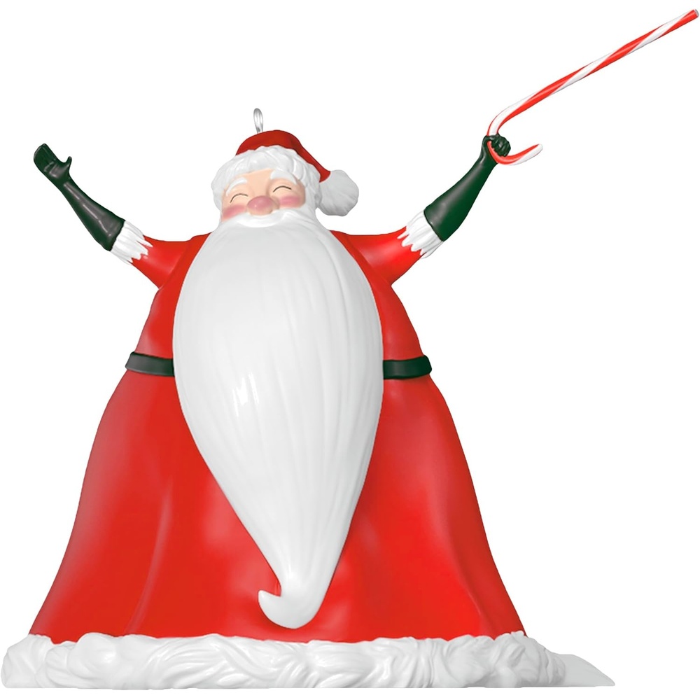 image:imageHallmark Keepsake Disney Christmas Ornament Tim Burtons The Nightmare Before Christmas Christmas Town Countdown Musical with Light and Motion Gifts for Disney FansSanta Claus