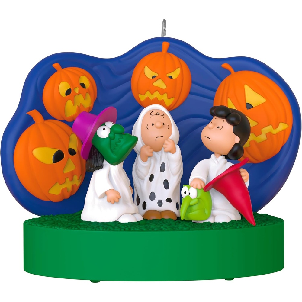image:imageHallmark Keepsake Peanuts Halloween Ornament Peanuts Spooky Snoopy Musical with LightSpooked TrickorTreaters