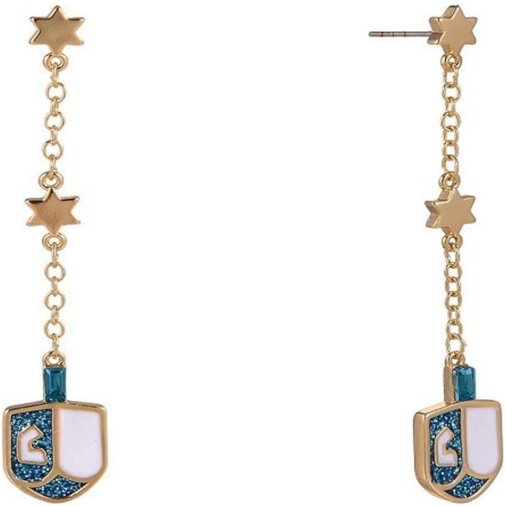 image:imageHallmark Linear Dreidel Earrings