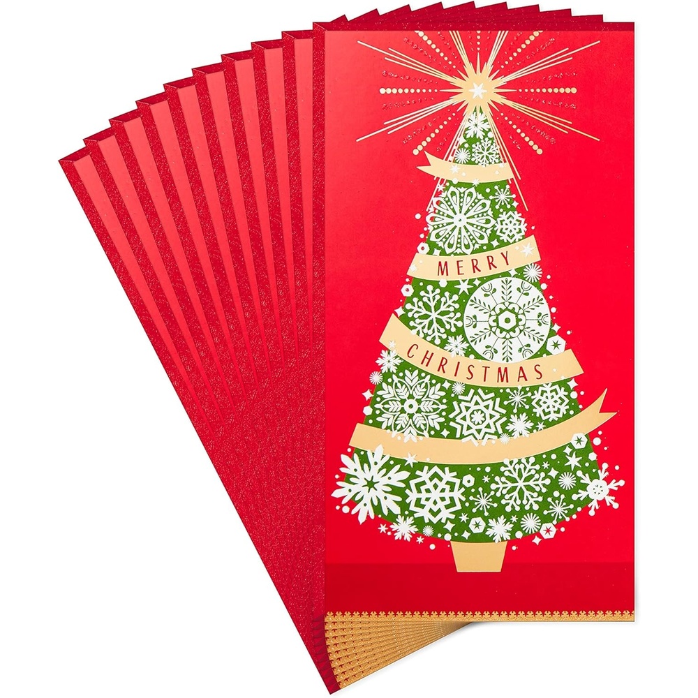 image:imageHallmark Pack of Christmas Money or Gift Card Holders Thinking of You at Christmas 10 Cards with EnvelopesThinking of You  10 Money Holders with Envelopes