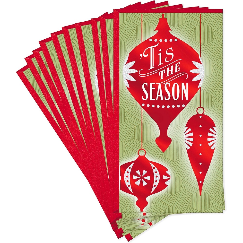 image:imageHallmark Pack of Christmas Money or Gift Card Holders Thinking of You at Christmas 10 Cards with EnvelopesTis the Season  10 Money Holders with Envelopes