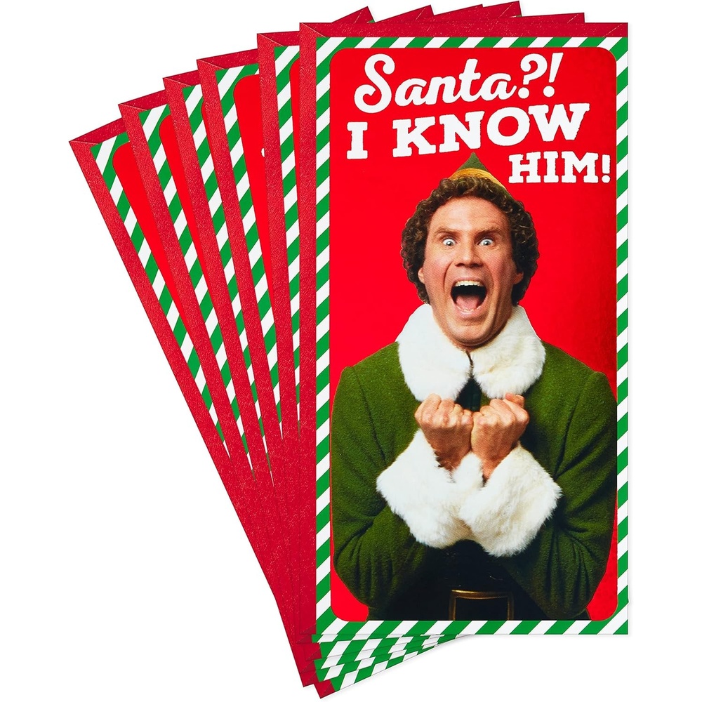 image:imageHallmark Paper Wonder Elf Displayable Pop Up Christmas Card with Sound Buddy the ElfElf Money Holder Cards