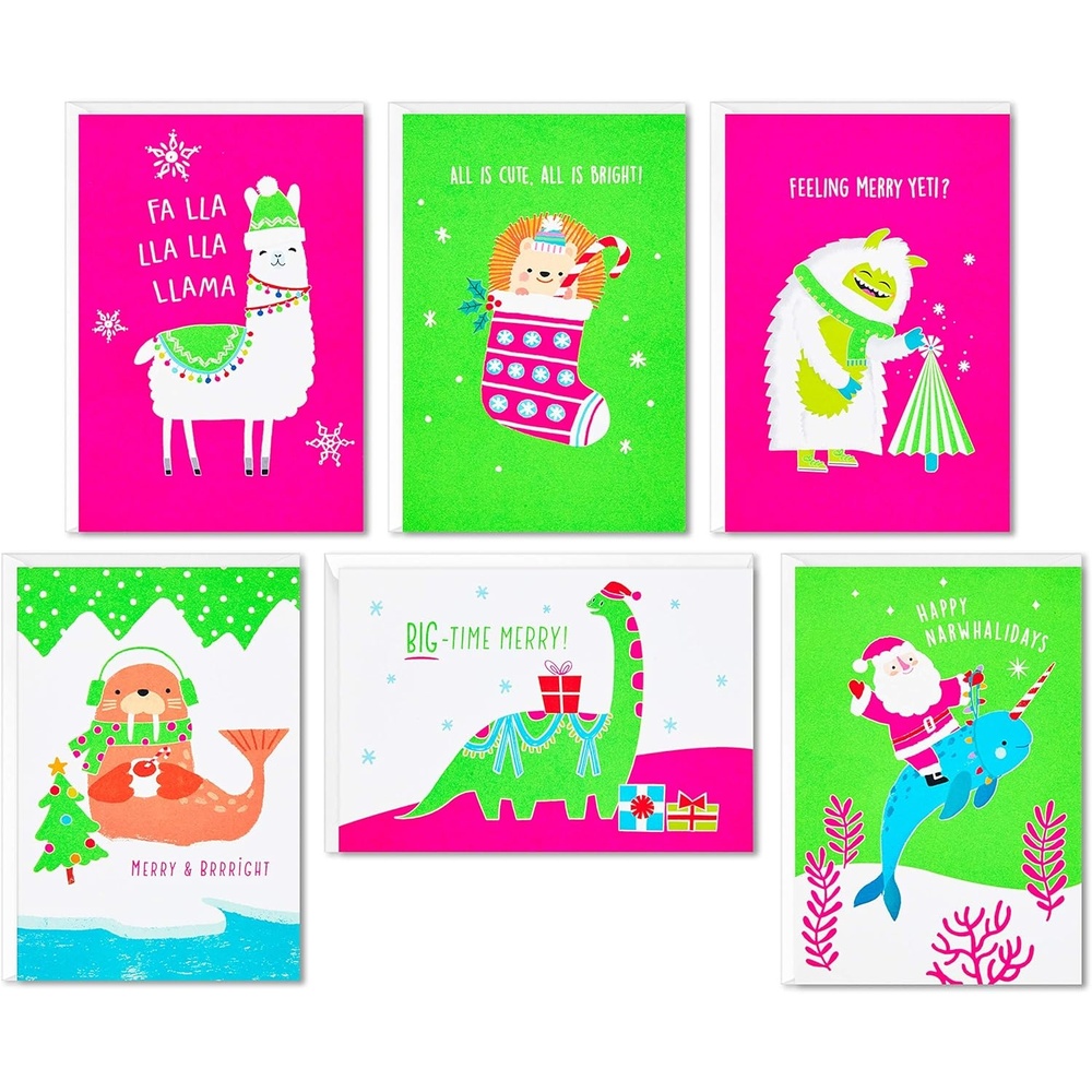 image:imageHallmark Pastel Boxed Christmas Card Assortment 24 Cards and Envelopes Hope Unity KindnessBright Holiday Card Assortment