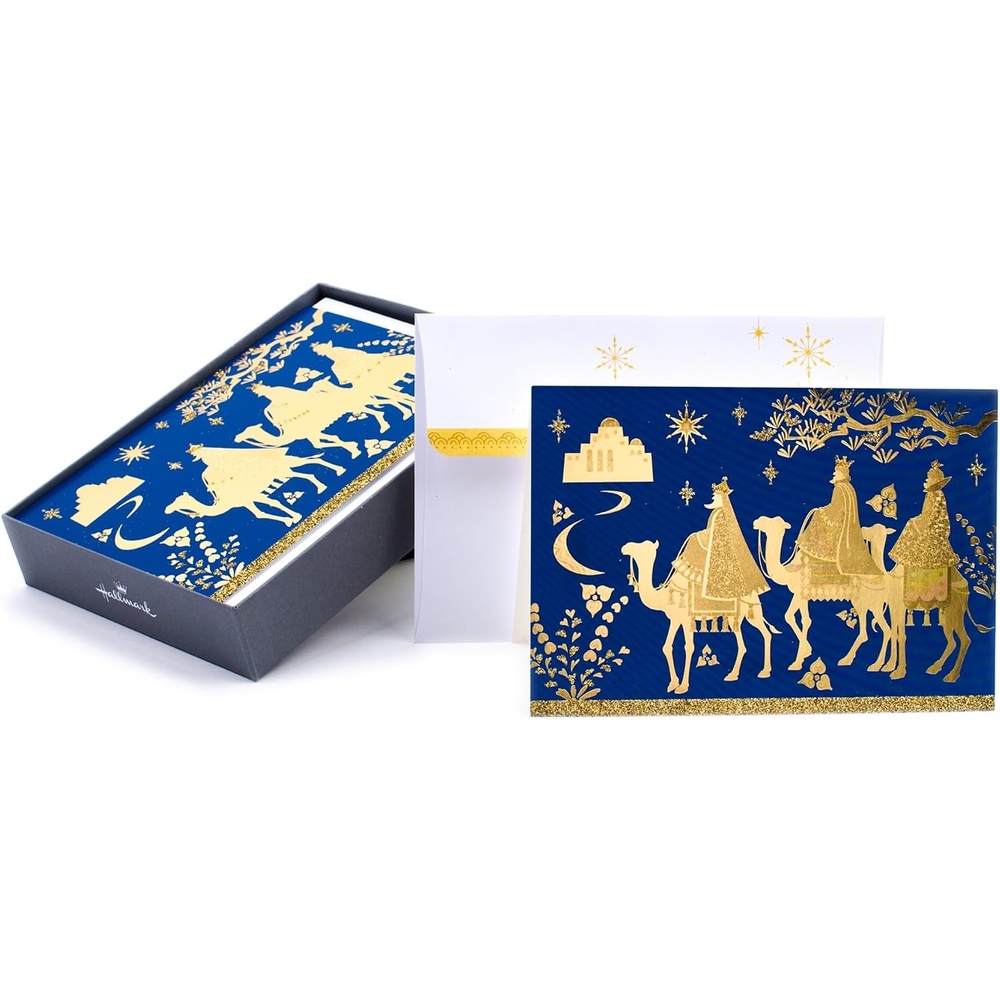 image:imageHallmark Religious Christmas Boxed Cards Nativity Scene 16 Christmas Cards and 17 EnvelopesThree Kings