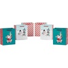 Santa  Snowmen  Stripes  Red  Green