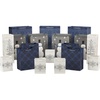 image:imageHallmark Assorted Christmas Gift Bags Bulk  Snowflake Tree Snowman Plaid 18 Gift Bags 5 Small 5 4 Medium 8 4 Large 11 3 XL 14 2 Bottle Bags for Holiday Parties Hanukkah WeddingsBlue Plaid  Snowman  Snowflakes  Tree