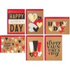 Valentine Gold Foil Kraft Card Assortment