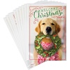 Puppy with Wreath  10 Cards with Envelopes