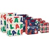 Fa la la  Oh What Fun  Christmas Plaid