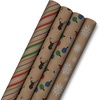 Christmas Lights  Deer  Snowflakes  Red  Green  Blue Stripes
