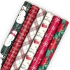 Snowman  Plaid  Santa's Sleigh  Snowflakes  Poinsettia