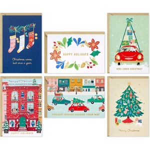 Hallmark Boxed Christmas Cards Assortment, Vintage Holidays (6 Designs, 36 Cards with Envelopes)(Vintage Holidays)