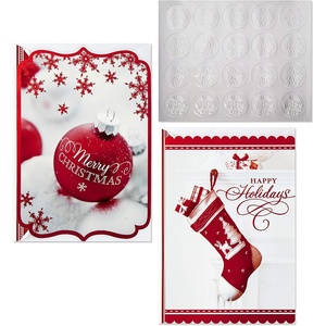 Hallmark Christmas Boxed Card Assortment, Ornament and Stocking (40 Cards with Envelopes and Gold Seals) (1XPX2806)(Ornament and Stocking)