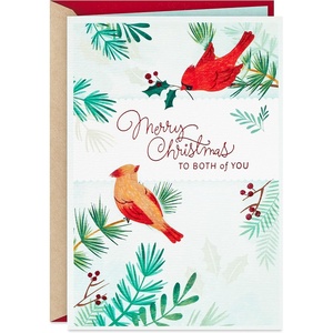 Hallmark Christmas Card for Couple (Cardinals)(To Both  Cardinals)