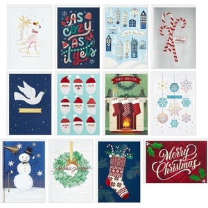 Hallmark Handmade Christmas Card Assortment (12 Cards and Envelopes, Refill Pack Card Organizer Box)(Holiday)