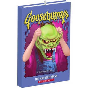 Hallmark Keepsake Christmas Ornament, Ghostbusters Slimer, Movie Gifts(Haunted Mask)