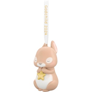 Hallmark Keepsake Christmas Ornament, Godchild Snow Angel 2025(2024 Godchild Bunny)