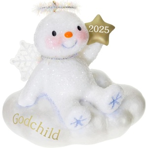 Hallmark Keepsake Christmas Ornament, Godchild Snow Angel 2025(2025 Godchild Snow Angel)