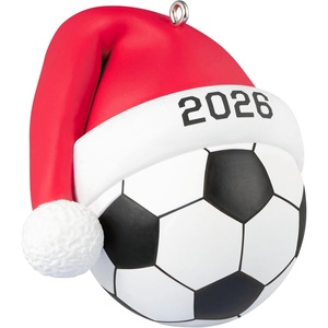 Hallmark Keepsake Christmas Ornament, Soccer Star 2025, Gifts for Sports Fans(2026 Soccer Star)